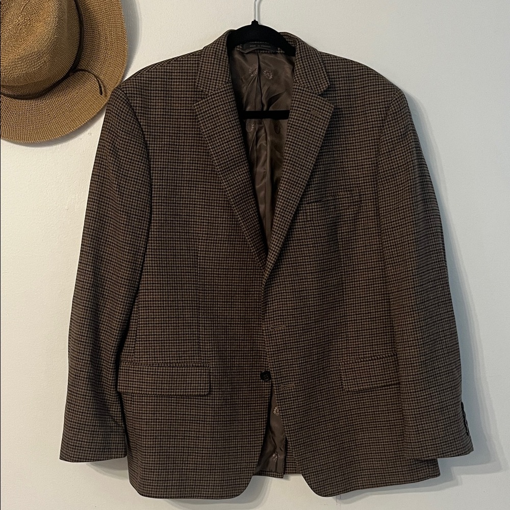 Lauren Ralph Lauren Brown Glen Plaid Sport Coat